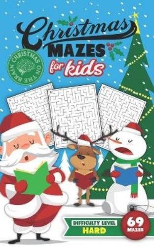 Studiometzger Christmas Mazes for Kids 69 Mazes Difficul (Paperback) (UK IMPORT)
