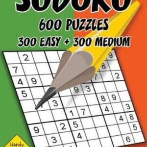 Sudoku: 600 Puzzles  300 Easy And 300 Medium: Handy Sudoku Series Book