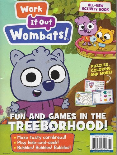 WORK IT OUT WOMBATS! ACTIVITY BOOK 2025 | Fun & Games in the TREEBORHOOD!