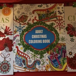 (Lot of 3) PaperCraft & Kingsbridge International Adult Christmas Coloring Books