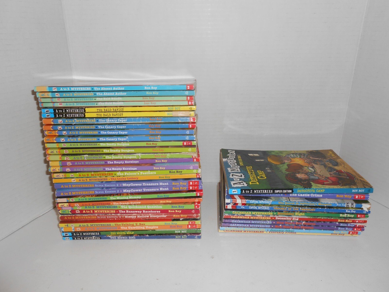 Create Your Own Lot of A to Z Mysteries by Ron Roy plus Calendar and Capital Mys