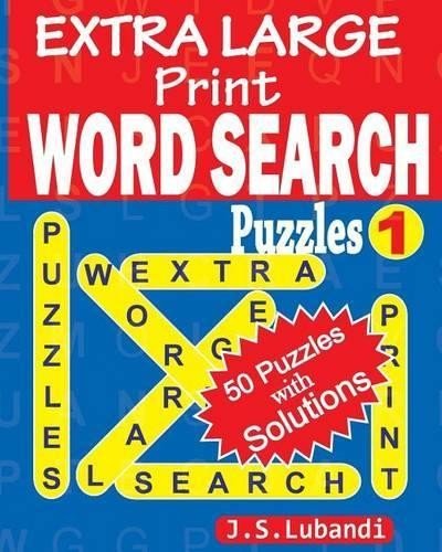 J S Lubandi EXTRA LARGE Print WORD SEARCH Puzzles (Paperback) (UK IMPORT)