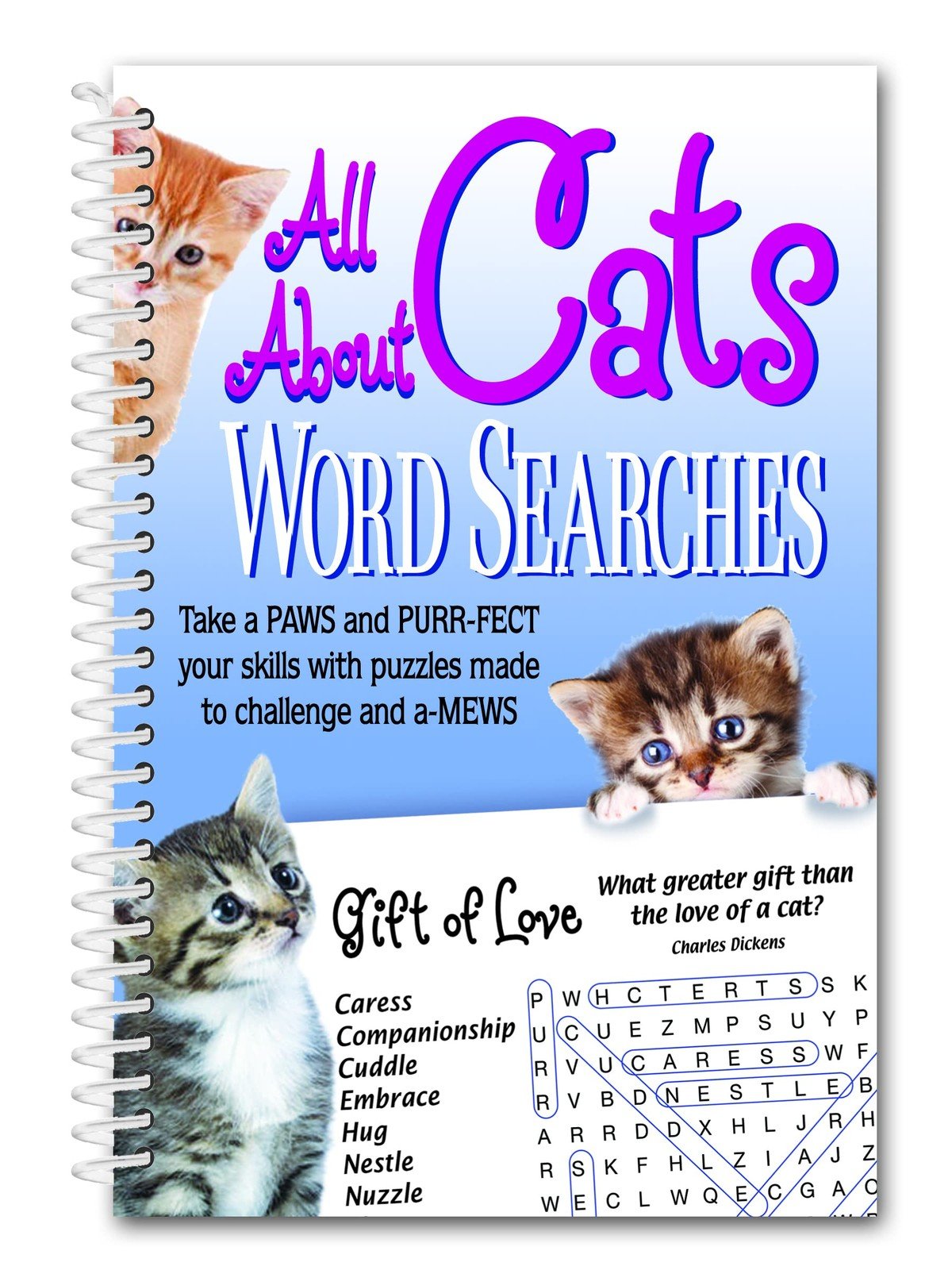 All About Cats Word Searches by Product Concept