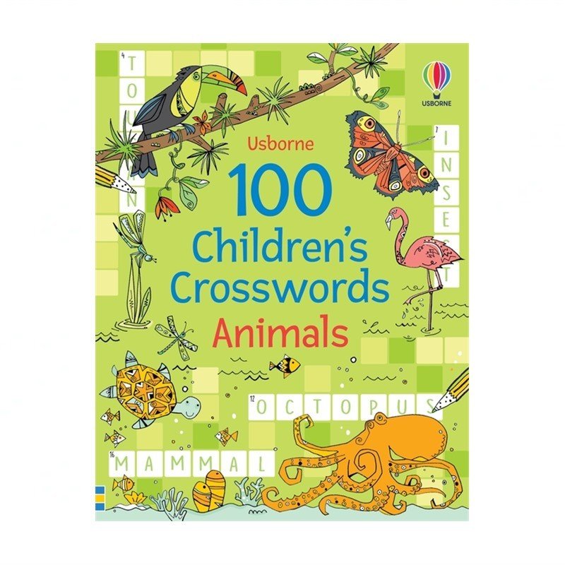 100 Children’s Crosswords: Animals