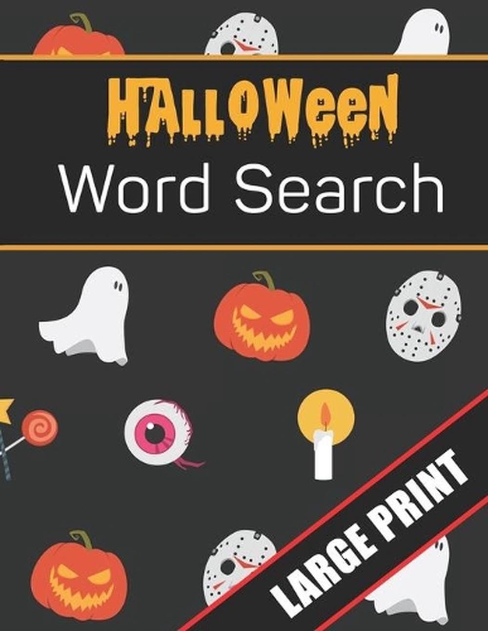 Halloween Word Search Large Print: 96 Word Search Activities for Everyone (Holid