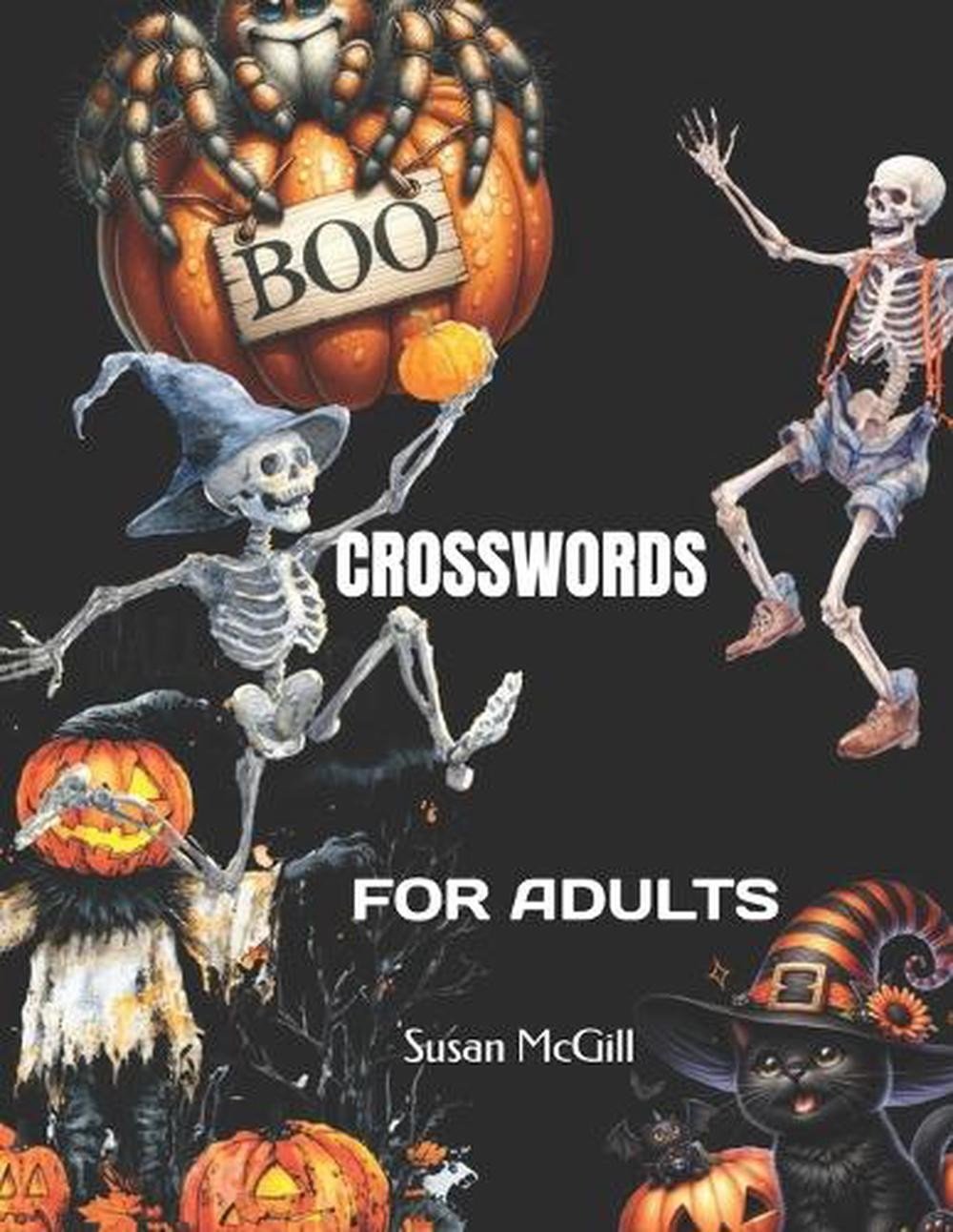 Crosswords: For Adults by Susan McGill Paperback Book
