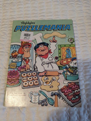 Highlights Puzzle  PUZZLEMANIA Books Magazine 1990