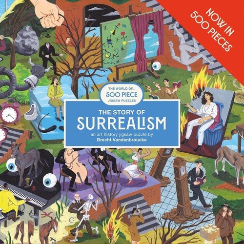 The Story of Surrealism 500 pieces: a 500-piece art history jigsaw puzzle by Bre