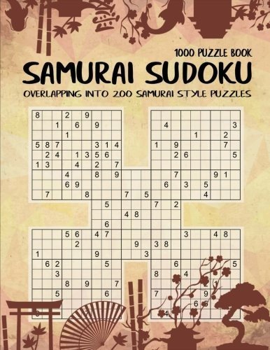 SAMURAI SUDOKU: 1000 PUZZLE BOOK, OVERLAPPING INTO 200 By Birth Booky BRAND NEW