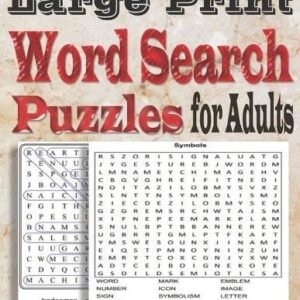 Zoubir King Large Print Word Search Puzzles for Adults (Paperback) (UK IMPORT)