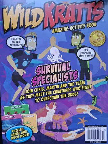 Wild Kratts Amazing Activity Book- BRAND NEW