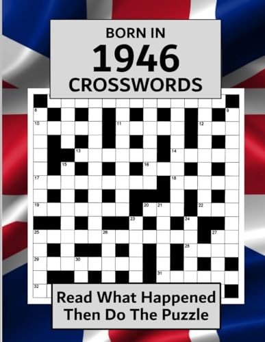 Born In 1946 Crosswords Book: Illustrated UK and World … by Absalom, Elizabeth