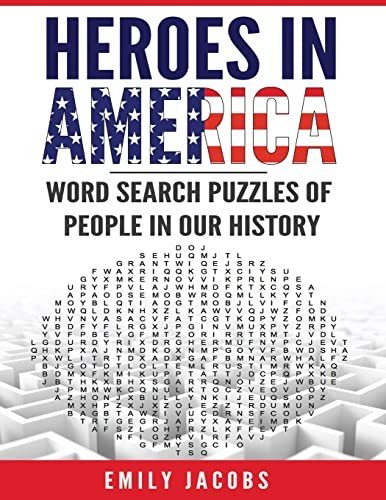 Heroes in America: Word Search Puzzle…, Jacobs, Emily