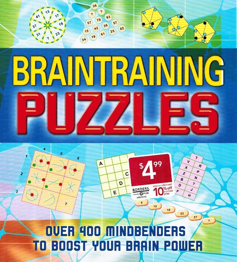BRAINTRAINING PUZZLES by Publishing, Arcturus 2011 Softcover