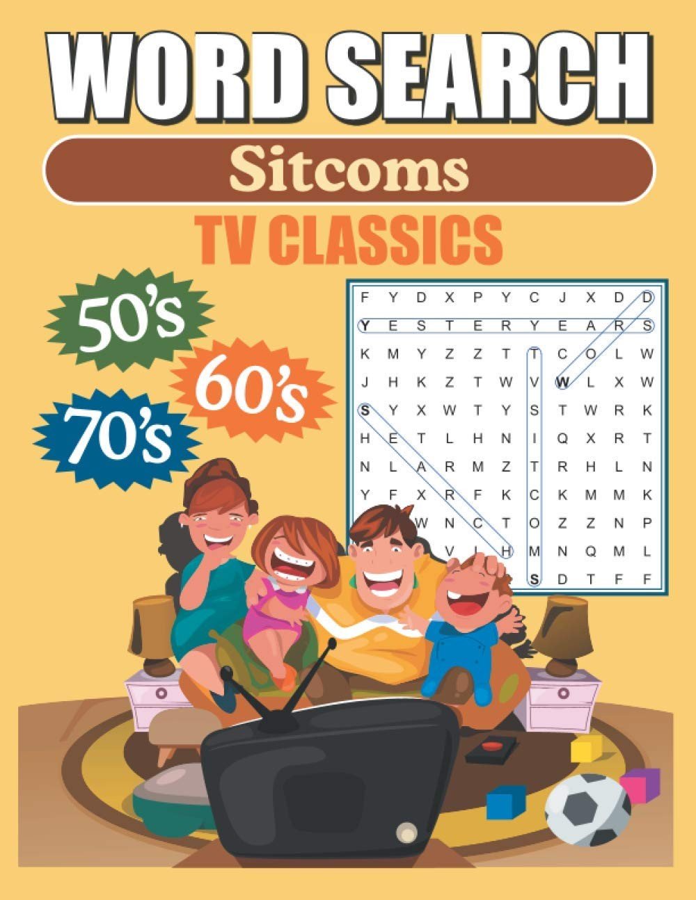 Word Search Sitcoms TV Classics: Large Print Word Find Puzzles by Publishing