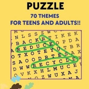 Word search Puzzle: 70 Themes for teens and adults by Sudeshna Mandal Paperback
