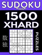 SUDOKU BOOK 1,500 EXTRA HARD PUZZLES: SUDOKU PUZZLE BOOK **BRAND NEW**