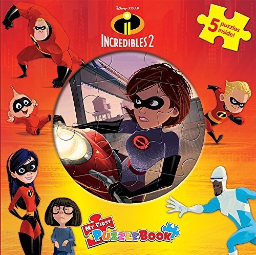 DISNEY THE INCREDIBLES 2 MY FIRST PUZZLE BOOK By Phidal Publishing Inc. *VG+*