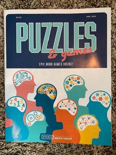 May 2024 62-page Book of Puzzles and Games