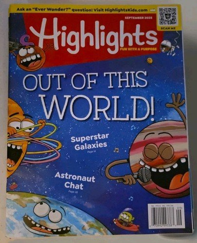 Highlights Magazine Out Of This World! September 2025