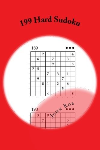 199 HARD SUDOKU By John Rob **BRAND NEW**