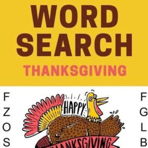 Word Search Thanksgiving: Thanksgiving word search puzzle books for adults (Vol.