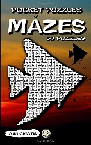 POCKET PUZZLES MAZES By Aenigmatis **BRAND NEW**