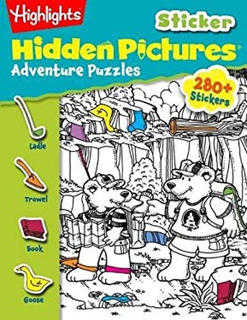 Adventure Sticker Puzzles Paperback