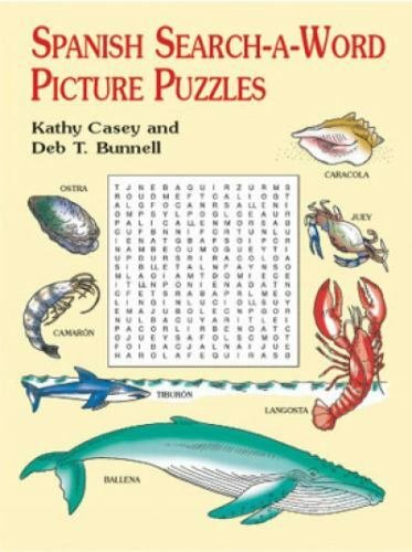 Spanish Search-A-Word Picture Puzzles, Paperback by Casey, Kathy; Bunnell, De…