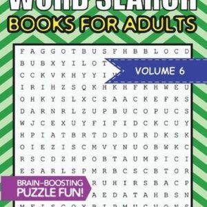 Word Search Books For Adults: 100 Word Search Puzzles For Adults - Brain-Boostin