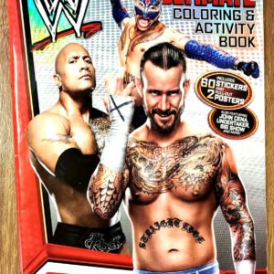WWE Ultimate Coloring & Activity Book John Cena, Undertaker, Dwayne Rock Johnson