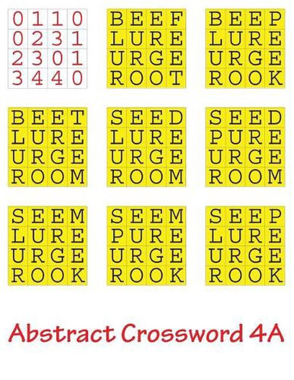 Abstract Crossword 4A by Francis Gurtowski (English) Paperback Book