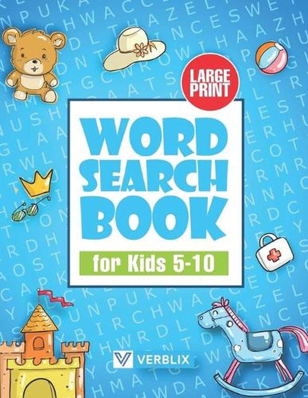 Word Search Book for Kids 5-10: Large Print Activity Book with Word Search Puzzl