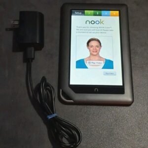 Barnes & Noble Nook Color Tablet WIFI 7" BNRV200A Bundle w/Charger - *READ