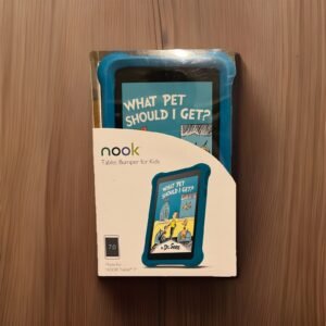Nook MicroFoam Bumper Kids Case for 7" Nook 7 Tablet NEW in BOX - Blue