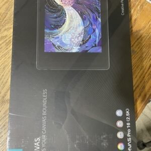 Huion KAMVAS PRO 16 2.5K QLED Drawing Tablet Display, sealed