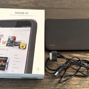 Barnes & Noble Nook Tablet 8GB, Wi-Fi, 7in - Black W Charger And Box Bundled