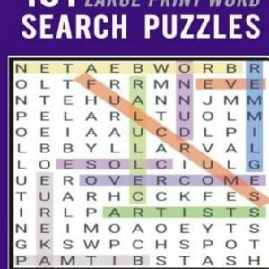 101 Large Print Word Search Puzzles (Puzzle Time Word Finds) (Volume 1) - Time,