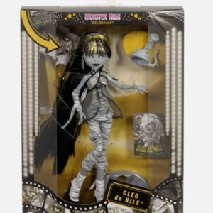 Monster High Reel Drama Cleo De Nile Black and White Collector Doll Mattel NEW!!