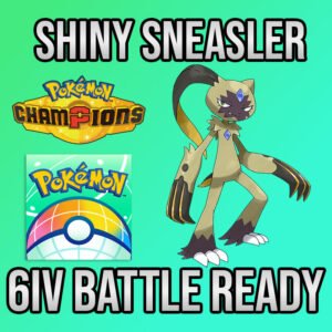 ✨6IV SHINY Sneasler + EVS🚀 POKEMON HOME✨Champions✨Online delivery⚡