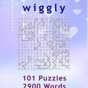 Word Search: Wiggly, 101 Puzzles, 2900 Words, Volume 21, Compact 5"x8" Size by M