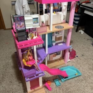 Barbie Dreamhouse 3-Story Dollhouse Playset with Pool & Slide Dolls, Accessories