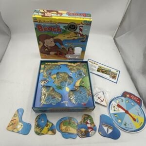Curious George Discovery Beach Game COMPLETE 2009 PBS Kids Search Find Hidden