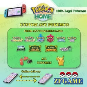 ✨POKEMON HOME CUSTOM🚀ANY SHINY/NORMAL 6IV POKEMON✨Online delivery⚡