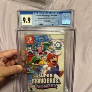 Super Mario Bros Wonder Nintendo Switch CGC 9.9 A++ Sealed Y-Fold 2023