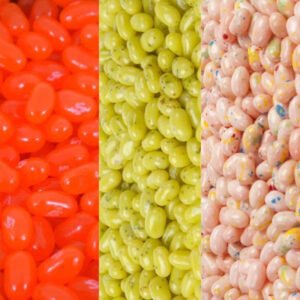 Jelly Belly Jellybeans Mix 1.5 LB – Orange Crush, Juicy Pear & Tutti Fruitti