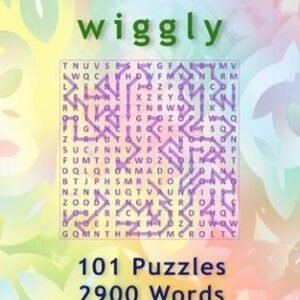 Word Search: Wiggly, 101 Puzzles, 2900 Words, Volume 24, Compact 5"x8" Size by M