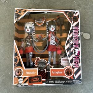 Monster High Boo-riginal Creeproduction Meowlody & Purrsephone Box Damaged Read