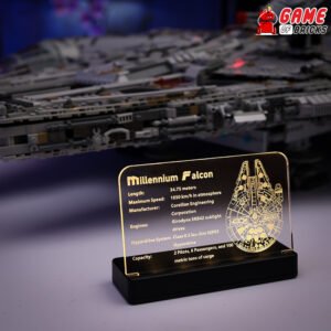 Game of Bricks LED Nameplate for LEGO® Millennium Falcon 75192