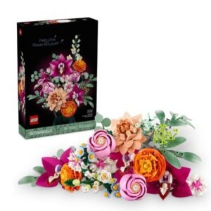 [SALE] LEGO Botanicals Pretty Pink Flower Bouquet Building Set for Adult - 10342
